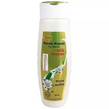 Patanjali Очищающее средство для волос Kesh Kanti с молочным протеином, шампунь для укрепления и здоровья, 180 мл