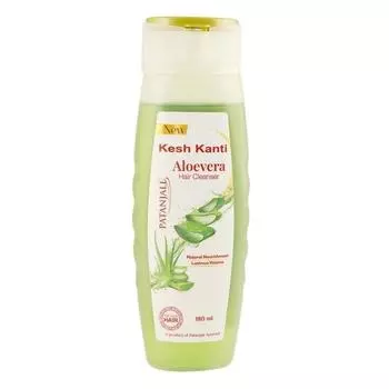 Patanjali Шампунь для очищения волос Kesh Kanti Aloe Vera, 180 мл