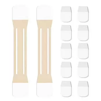 Патч для мгновенного лифтинга шеи, водонепроницаемый усилитель молодого декольте, невидимая натуральная лифтинг-лента для шеи, подтягивающая лента для лица, подбородка, шеи 2pcs