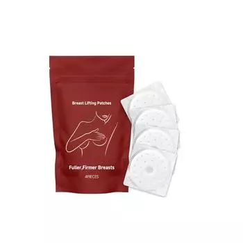 Патч для увеличения и подтяжки груди Fengyun подтягивает грудь и создает полный визуальный эффект. Care Patch — это средство для ухода за женским телом. One Size красный