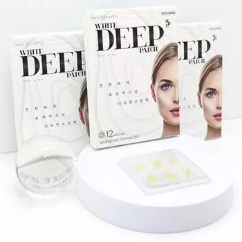 PATCH PRO White Deep Patch Micro Needle 12 pcs x 3 boxes, total 36 pcs.