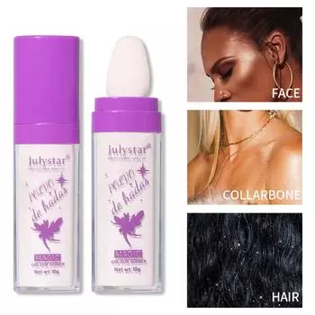 Патч-пудра Fairy Highlight для придания сияния всему телу Пудра-хайлайтер и контурирующая пудра для естественного трехмерного контуринга 10g