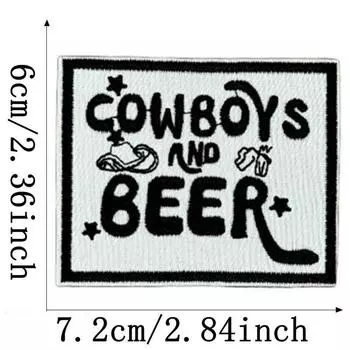 Патч с английскими буквами Liteon DIY для шляп, одежды и коробок