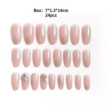 Patches Manicure Wearable Fake Nails Finished Long Nail Patche Nail Patches