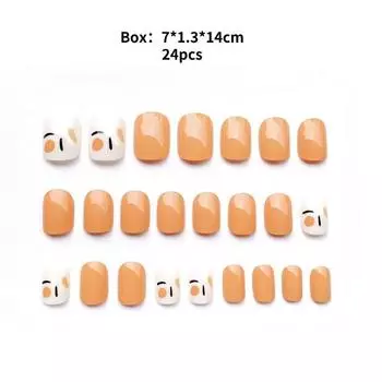 Patches Manicure Wearable Nail Patches Removable Bow Nail Patches Pink Light