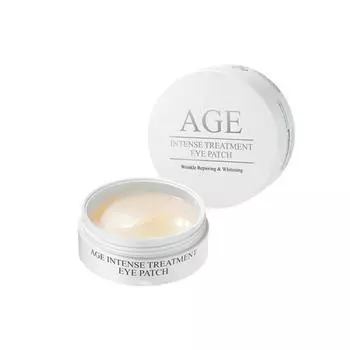 Патчи для глаз Fromnature Age Intense Treatment, 1,5 г x 60 патчей, увлажняющий крем с коллагеном, гиалуроновая кислота для Fromnature Regular белый