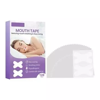 Патчи для сна, -патчи для сна от храпа, Патчи для глубокого сна для взрослых для коррекции открывания рта, Подходят как для мужчин, так и для женщин, 120 шт./коробка One Size фиолетовый