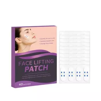 Патчи для ухода за лицом физически подтягивают дряблые участки лица, V-образные патчи для маленького лица на каждый день, прозрачные. One Size фиолетовый