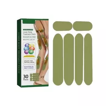 Патчи для уменьшения целлюлита, натуральная травяная формула, для похудения, формирования ног, увлажняющая азиатская полынь 30PCS