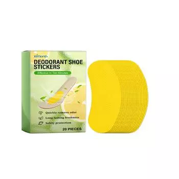 Патчи для устранения запаха для обуви, ультратонкие дышащие патчи для устранения запаха обуви для обуви, 20 шт. One Size