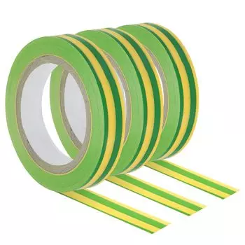 PATIKIL 10 M Grip Finishing Tape 3 шт. ПВХ лента для отделки ракеток Аксессуары для ракеток Клейкая наклейка для тенниса, бадминтона, желто-зеленый