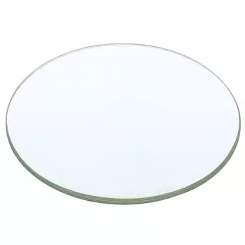 PATIKIL 1300 мм Фокусное расстояние Двояковыпуклая линза Диаметр 100 мм Высота 11 мм Стеклянная оптическая полировка Круглая линза для физических экспериментов Прозрачная