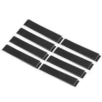 PATIKIL 25 x см защитная лента для ракетки наклейка на раму ракетки наклейка на рукоятку ракетки 8 рулонов ПУ толстая износостойкая черная 1.7