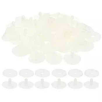 PATIKIL 35 мм шарнир для кукол 30 наборов пластиковых съемных животных шарнирных соединений медведь Изготовление конечностей и шарниров головы DIY аксессуары для поделок белый