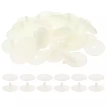 PATIKIL 40mm doll joint 20 sets Plastic Detachable Animal Joint Connector Engagement Bolt bear Making limbs head joint DIY craft accessories white