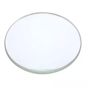 PATIKIL 50 мм Фокусное расстояние Двояковыпуклая линза Диаметр 30 мм Высота 5 мм Стеклянная оптическая полированная круглая линза для физических экспериментов Прозрачная