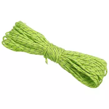 PATIKIL 65 футов светоотражающий растяжка для кемпинга паракорд 3 мм палаточный шнур растяжка для кемпинга палатка брезент походный нейлоновый паракорд веревка флуоресцентный зеленый (20M)