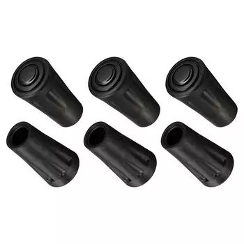 PATIKIL 6 шт. наконечник для треккинговой палки, альпинистская лыжная трость, сменный колпачок, защитный наконечник, аксессуары для походных палок на открытом воздухе