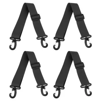 PATIKIL 80 см x см поводок для роликовых коньков 4 шт. регулируемый ремень для переноски лыжных ботинок для роликовых коньков лыжная обувь катание на коньках черный 3.8 чёрный