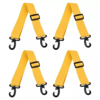PATIKIL 80 см x см поводок для роликовых коньков 4 шт. регулируемый ремень для переноски лыжных ботинок для роликовых коньков лыжные ботинки для катания на коньках желтый 3.8 жёлтый