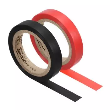 PATIKIL 8 M Racket Finishing Belt Grip Tape Finishing Tape 2 Rolls PVC Ракетки Аксессуары Клейкая Наклейка для Тенниса Бадминтона Черный Красный
