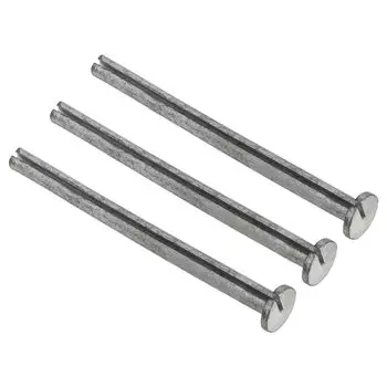 PATIKIL 8g Golf Lead Tip Weight Swing Balance Adjustment Parts Graphite Lead Tip 3pcs Plug Insert for Carbon Wood Iron Steel Shaft Silver Tone 8.5mm