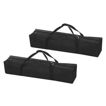 PATIKIL Camp Chair Replacement Bag Set из нейлоновой складной сумки для хранения стульев с большой молнией на плече, идеально подходит для кемпинга и черного цвета 31 2, ремень,