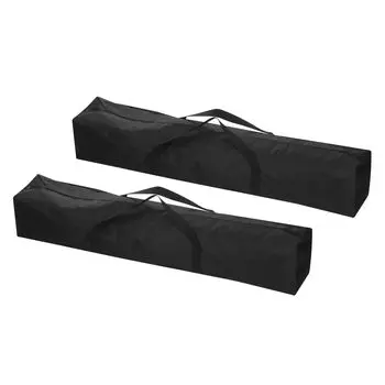 PATIKIL Camp Chair Replacement Bag Set из нейлоновой складной сумки для хранения стульев с большой молнией на плече, идеально подходит для кемпинга и черного цвета 43 2, ремень,