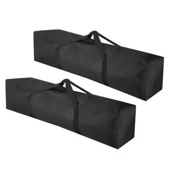 PATIKIL Camp Chair Replacement Bags Set of 2 Neulon Collapsible Carry Bags with the Shoulder Remake for Outdoor Camping Black 39