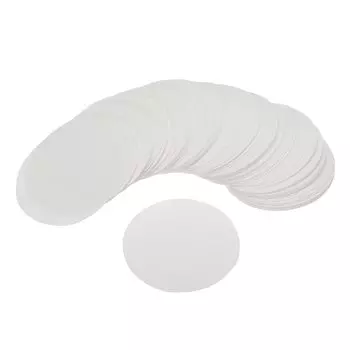 PATIKIL Cup Disc Coffee Filter Disposable Round Paper 56mm Outer Diameter for Espresso Maker Cafe Office Home White 300 Pieces 1-2