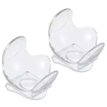 PATIKIL держатель для теннисного мяча поясной зажим набор из 2 зажимов для теннисного мяча ABS держатель для пояса теннисный тренировочный спортивный инвентарь прозрачный