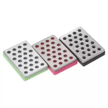 PATIKIL Extra Fine Ski Snowboard Diamond Whetstone Set of 3 Ski Edge Sharpener Diamond Edge File Snowboard Whetstone 1.2 x0.8 Грубый/тонкий/экстра