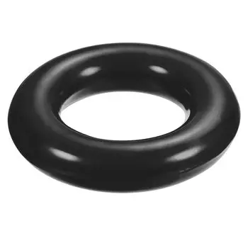 PATIKIL Golf Club Swing Weight Ring 1 Piece Swing Training Auxiliary Practice Donut Golf Trainer for Beginners Black Warm-up