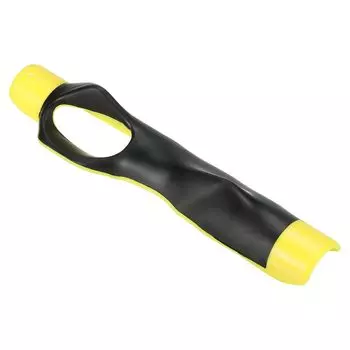PATIKIL Golf Grip Training Attachment for Right Hand Guidance Practice Swing Aid Correction for Improving Hand Position for Beginners Black Yellow