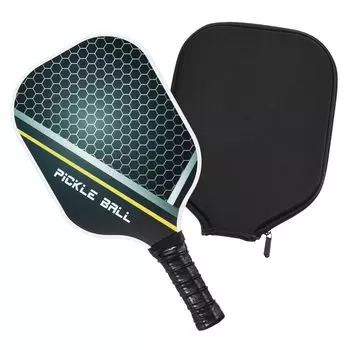 PATIKIL Graphite Pickleball Paddle USA Pickleball Approved Pickleball Paddle with Bag with Fiberglass Sweat Absorbent Grip and Mesh (USAPA) Non-slip