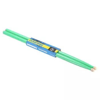 PATIKIL Maple Wood Drumsticks Drumsticks 7A Green 1 Pair for Drumming Instruments Percussion Instruments Non-Slip