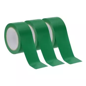 PATIKIL Pickleball Court Tape 3 Pack x Временная разметочная лента для площадки Pickleball, для занятий спортом в помещении и на открытом воздухе, зеленая, 108 футов 2 дюйма, многоцелевая разметка, зелёный