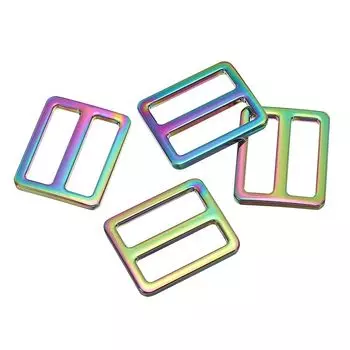 [PATIKIL] Плоская металлическая пряжка-слайдер 1 /25 мм, 4-треугольный идентификатор, слайдер, лямка, регулятор ремня, держатель ремня, кожаное изделие для самостоятельного изготовления сумки, ремня, кошелька