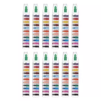 PATIKIL Stacking Crayons 12 шт. 12 цветов Stacking Square Crayons Home Office Party Art Craft Supplies Painting Learning