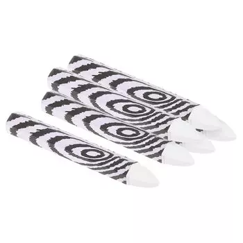PATIKIL Wood Marking Crayon Pack of 6 Hex Wax Tire Marker Crayon White 4 x0.55