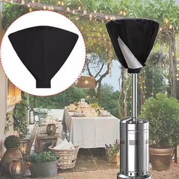 Patio Heater Cover Zipper Closure Wear Resistant Protector Dust for Rain Sun Protection