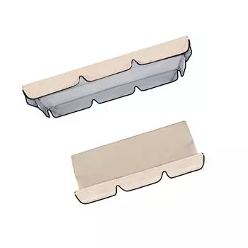 Patio Swing Canopy Cover Set Waterproof Swing Cushion Cover 3 Person Swing Seat Cover Red бежевый