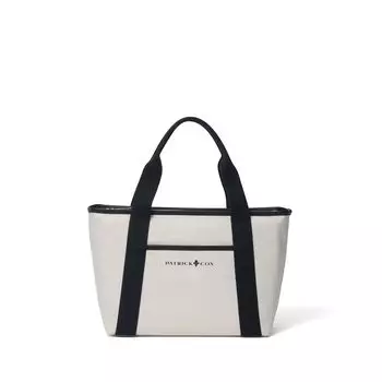 Patrick Cox PXLHEFH1 Lightweight Picnic Canvas Tote Bag in Pastel White Women s Tones, белый