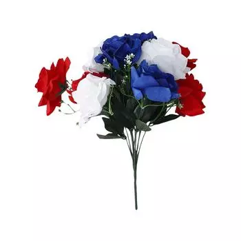 Патриотические американцы, искусственно выращенный букет кустов One Size синий