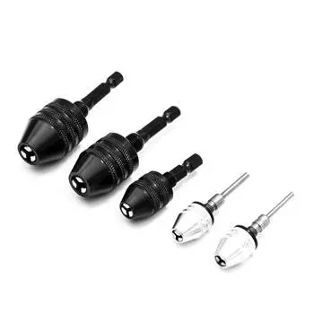 Патрон для дрели Бесключевой электрический микрошуруповерт Ударный гайковерт Адаптер Крепление Шестигранный хвостовик Конвертер Инструмент Аксессуары для сверл