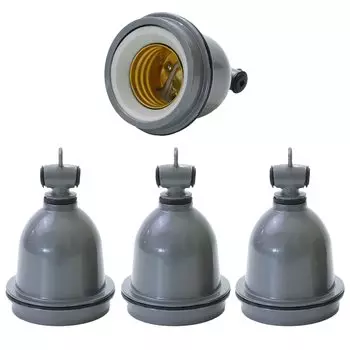 Патрон для лампочки E39 Цоколь E39 Цоколь для люстры E39 Большой патрон для подвесного светильника Керамическое основание Металлический корпус Устойчив к высоким температурам Совместим с