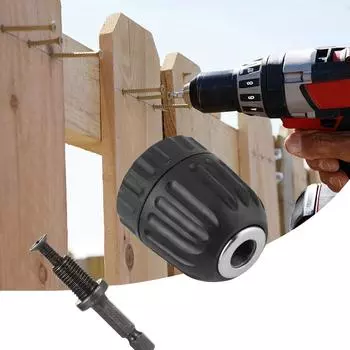 Патрон для сверла с шестигранной ручкой, патрон для ударной дрели, ударный молоток, быстрый конвертер, удлиненная отвертка, адаптер для сверла