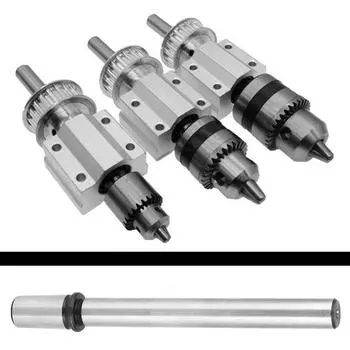 Патрон для сверлильного станка с конусом Морзе, соединительный стержень, токарные принадлежности из углеродистой стали B16