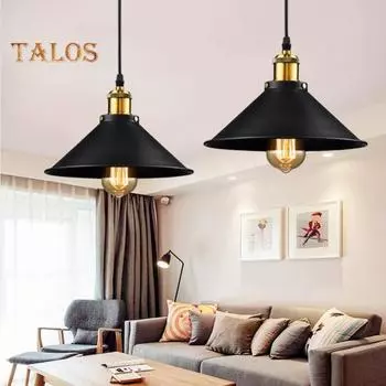 Патрон лампы Подвесной светильник в сельской местности, хорошее рассеивание тепла, устойчивый к коррозии, широкий совместимый подвесной светильник, цоколь, держатель лампочки A чёрный