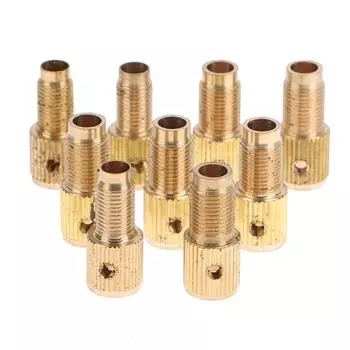 Патрон сверла вал мини латунный зажим патрон шатун вал электродвигателя